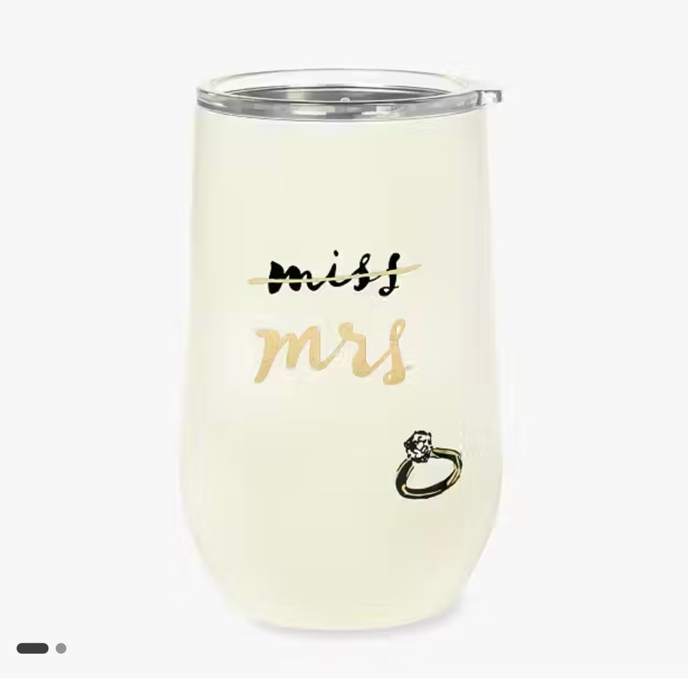 Brand new with tags. Miss to Mrs tumbler. Great for a bride-to-be gift.